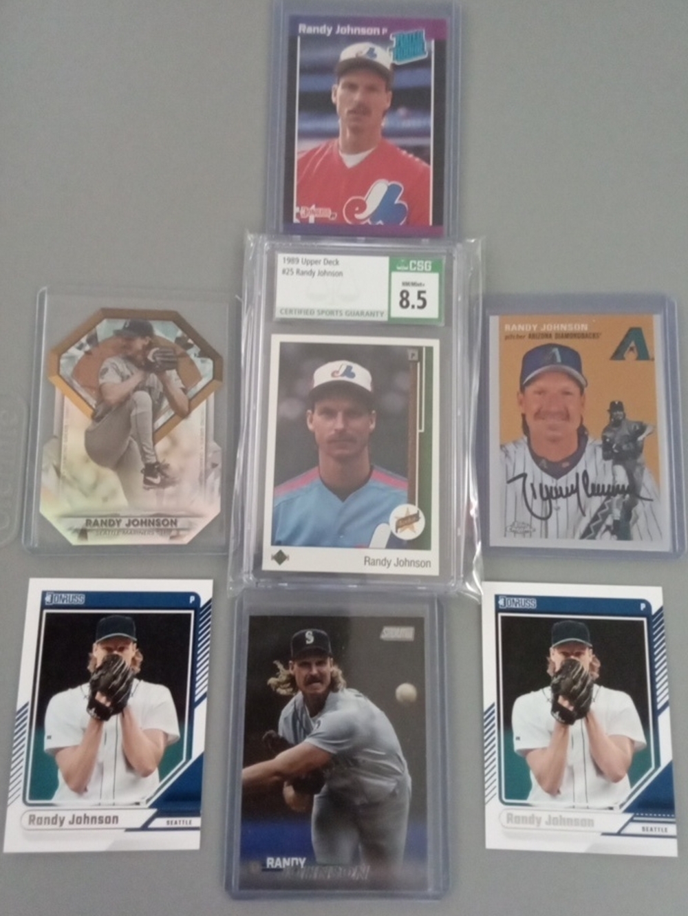 Randy Johnson Baseball Card Lot - Multicolor Set